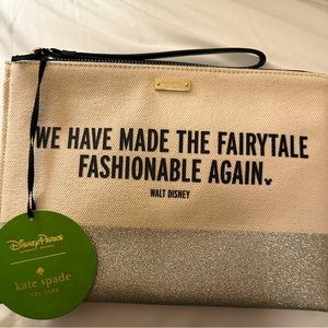 Kate Spade x Disney Parks “We Made the Fairytale Fashionable Again” Wristlet